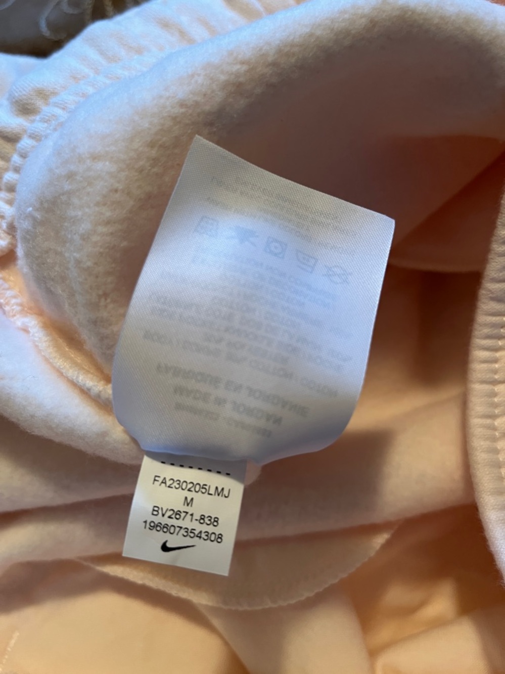 Nike Men’s Jogger Sweatpants Guava Ice Size M - NWOT - Picture 12 of 12